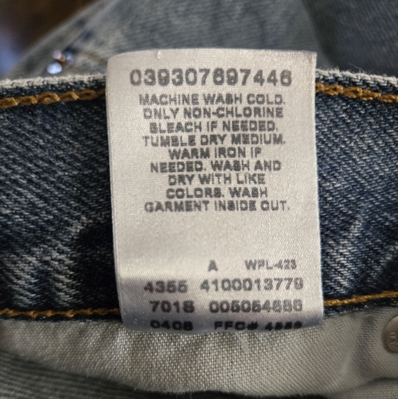 Levi's Men's Blue Jeans 36x34 - Picture 8 of 8